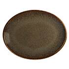 Bonna Colored Glaze Tierra Oval Tallrik 31x24cm