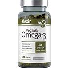 Elexir Pharma Vegaaninen Omega-3 120 Kapselit