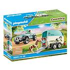 Playmobil Country 70511 Voiture et van pour poney