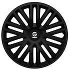 Sparco Bergamo 15" Svart 4st