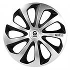 Sparco Sicilia 16" Silver/Svart 4st