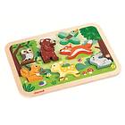 Janod Chunky Puzzle Forest 7 Bitar