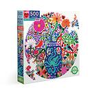 Eeboo Pussel Birds And Flowers 500 Bitar