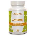 Alpha Plus A-vitamin 60 Kapselit