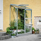 Halls Altan Väggväxthus 1,3m² 2-section (Aluminium/Verre)