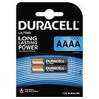 Duracell Ultra Alkaline AAAA-batteri (LR61) 2-pack