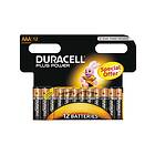 Duracell Plus Power AAA-batterier (LR03) 12-pack