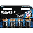 Duracell Ultra Power AA-batterier (LR6) 8-pack