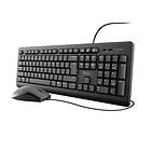 Trust TKM-250 Keyboard and Mouse Set (FR)
