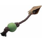 Beco Pets Natural Rubber Ball on Rope L