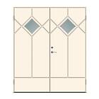 Swedoor Jeld-Wen Parytterdörr Function Schumann Glas 20x21