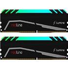 Mushkin Redline Lumina RGB DDR4 2666MHz 2x8Go (MLA4C266GHHF8GX2)