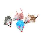 Nobby Plush Mouse With Rattle 5cm 4-pack