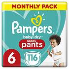 Pampers Baby-dry Nappy Pants 6 (116-pack)