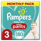 Pampers Baby-dry 3 (180-pack)