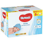 Huggies Pure Extra Care Baby Wipes 8x56st