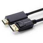 MicroConnect HDMI - DisplayPort 1,5m