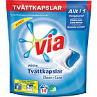 VIA White Tvättkapslar 14-pack