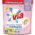 VIA Color Sensitive Tvättkapslar 14-pack