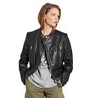 Superdry Classic Leather Racer Jacket (Dam)