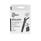 The Humble Co. Natural Humble Floss Picks Grip Handle Charcoal 50-pack (Tandtråd