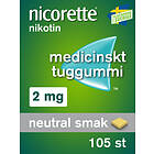 Nicorette Medicinskt Tuggummi 2mg 105st