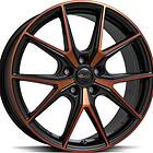 Brock Wheels B40 Black Orange Matt 8x19 5/112 ET50 CB57.1