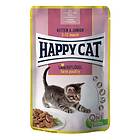 Happy Cat Kitten & Junior 24x85g