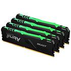 Kingston Fury Black DDR4 3600MHz 4x16GB (KF436C18BBAK4/64)