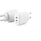 Alogic 2X40 Rapid Power 2 Port 40W USB-C GaN (kabel medfølger)