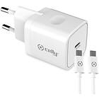 Celly Wall Charger TC1C20WTYPECWH (kabel medfølger)