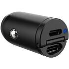 Celly Car Charger CCMINI2USBCBK