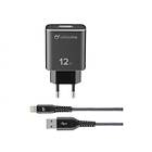 Cellularline Wall Charger TETRACHKITMFIPH2AK (kabel medfølger)