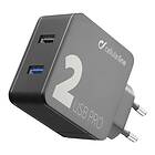 Cellularline Wall Charger ACHUSB2QC30WK
