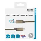 Deltaco 5A USB C - USB C 3.1 0,5m