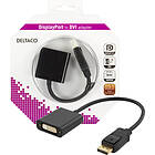 Deltaco DVI-D Single Link - Displayport F-M Adapter