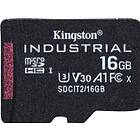 Kingston Industrial microSDHC Class 10 UHS-I U3 V30 A1 16GB