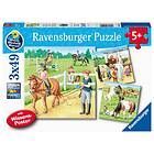 Ravensburger A Day In The Stable 3x49 Bitar