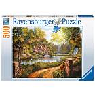Ravensburger Puslespill By The Waterside 500 Brikker