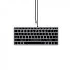 Satechi Slim W1 Wired Backlit Keyboard (Pohjoismainen)