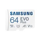 Samsung Evo Plus microSDXC MC64KA Class 10 UHS-I U3 V10 A1 64Go