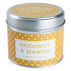 The Country Candle Company Polka Dot Collection Coconut & Mango Scented Candle