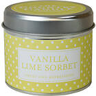 The Country Candle Company Polka Dot Collection Vanilla Lime Sorbet Scented Cand