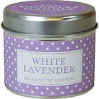 The Country Candle Company Polka Dot Collection White Lavender Scented Candle