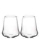 Riedel Stemless Wings Riesling/Champagneglass 2-pack