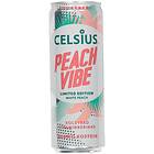 Celsius White Peach Vibe Kan 355ml