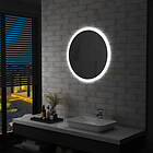 vidaXL 144724Miroir de salle de bain Ø70cm