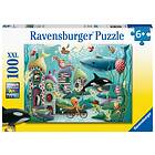 Ravensburger Djur Under Vatten Pussel 100 Bitar