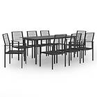 vidaXL 9 Piece Garden Dining Set