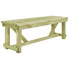 vidaXL Garden Bench 140 cm Impregnated Pinewood